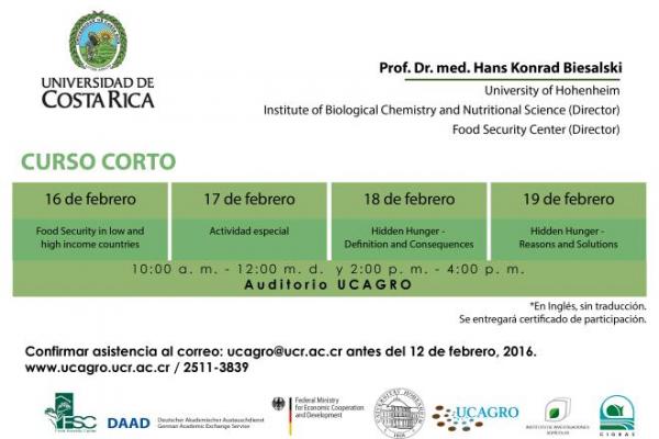 Curso corto de Seguridad Alimentaria